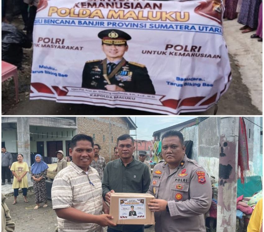 Polda Maluku Salurkan 1.000 Paket Sembako untuk Korban Banjir Sumatera Utara sebagai Bentuk Solidaritas Lintas Daerah