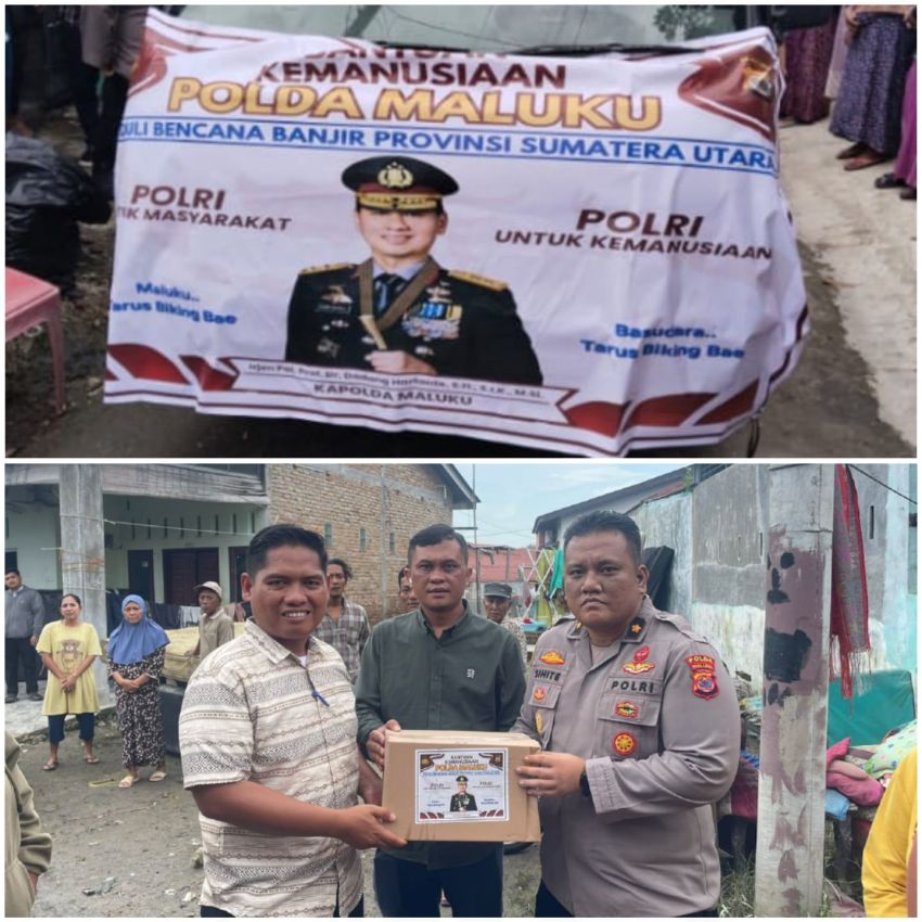 Polda Maluku Salurkan 1.000 Paket Sembako untuk Korban Banjir Sumatera Utara sebagai Bentuk Solidaritas Lintas Daerah
